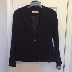 Calvin Klein suit jacket black size 6. Barely worn